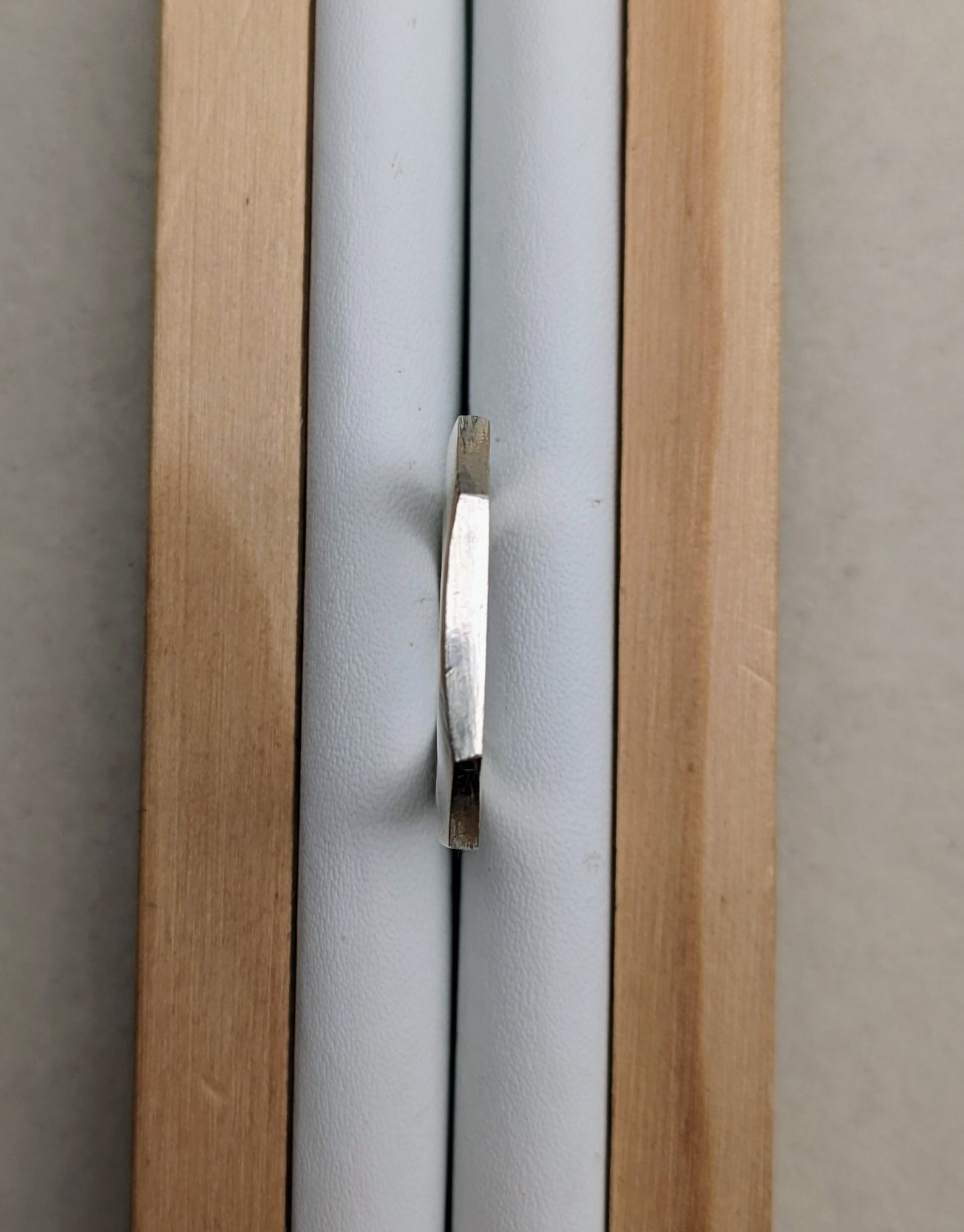 Geometrisk sølv ring