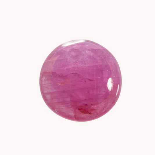 Dome 8k Guld- Pink safir 9,1mm.