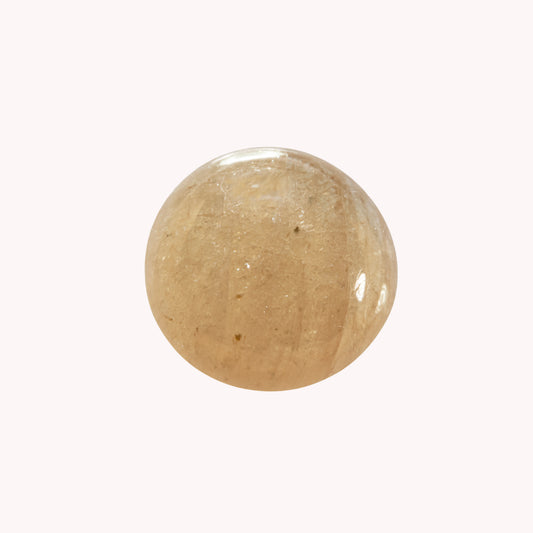 Dome 8k Guld- Sart gul safir 8,3mm.