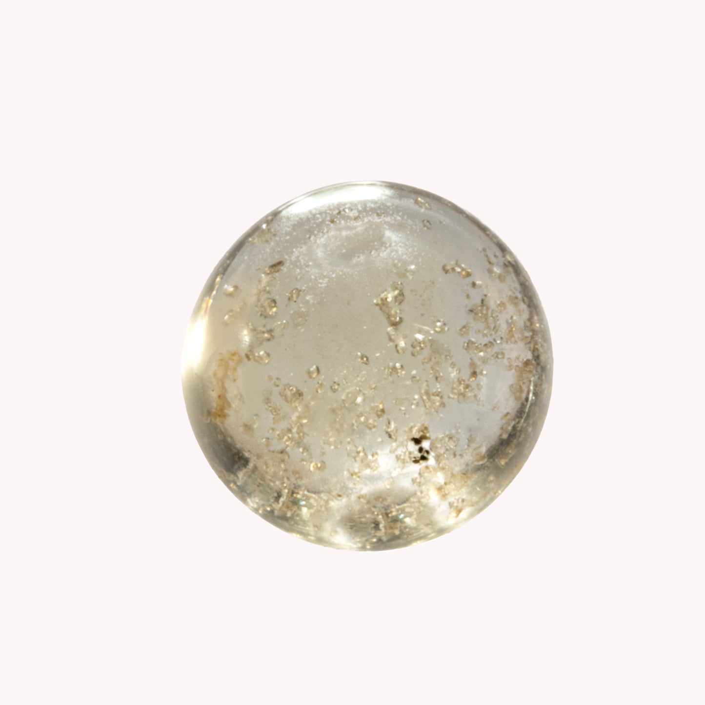Dome 8k Guld- sart grønlig 5,9mm.
