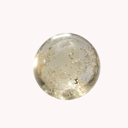 Dome 8k Guld- sart grønlig 5,9mm.
