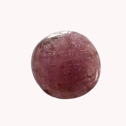 Dome 8k Guld- dyb bordeaux lilla safir 9mm.