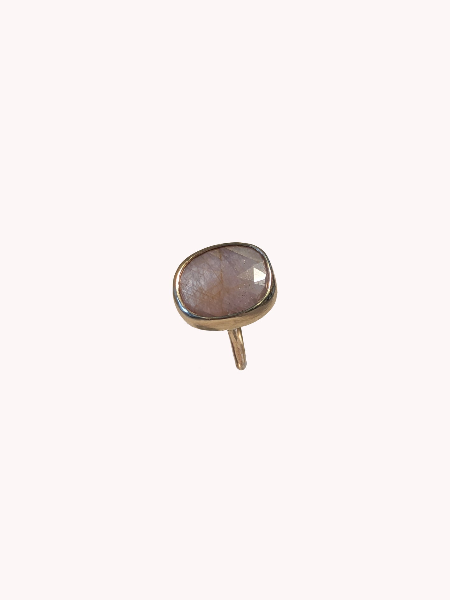 Rose cut safir 8k guld