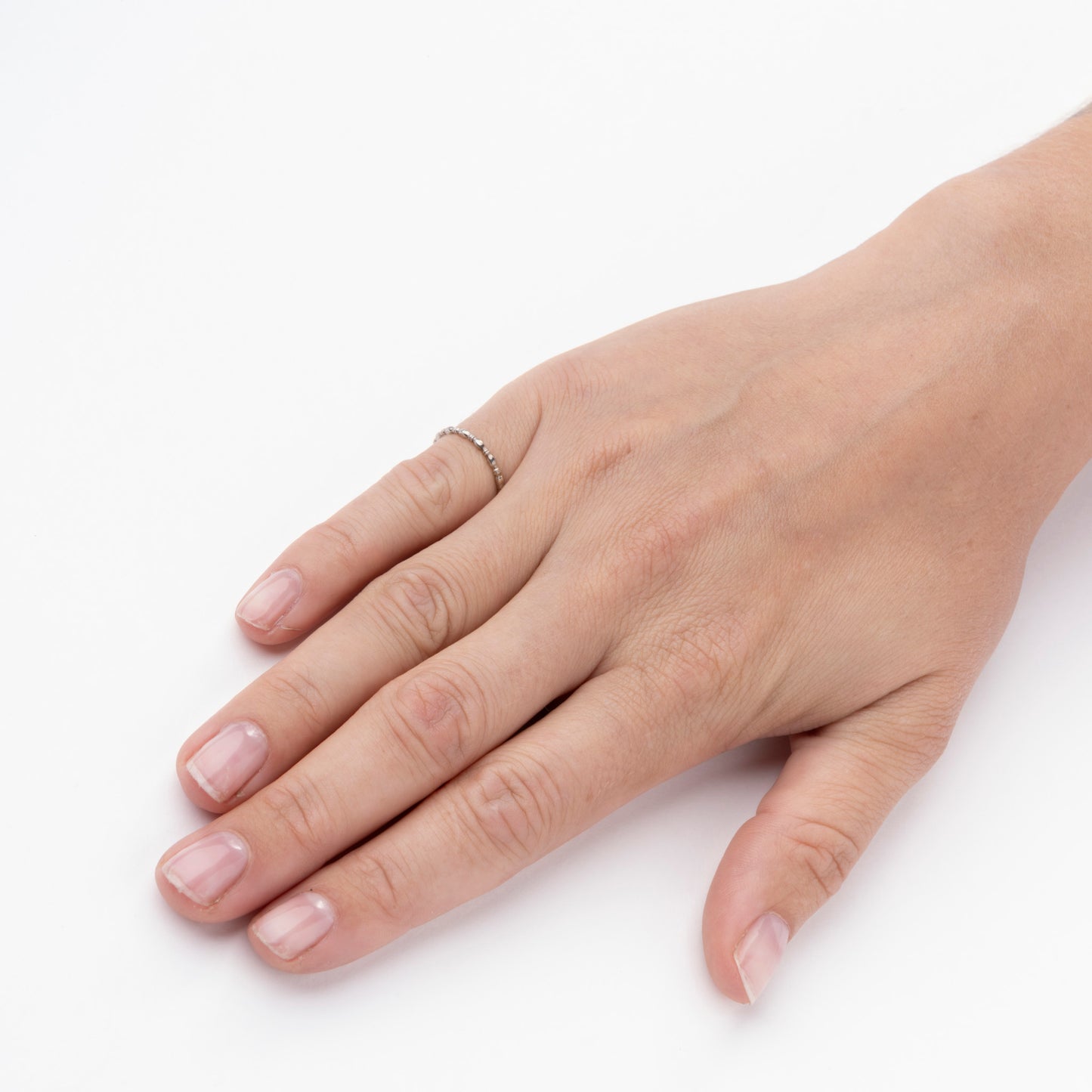 Enkel ring med mønster