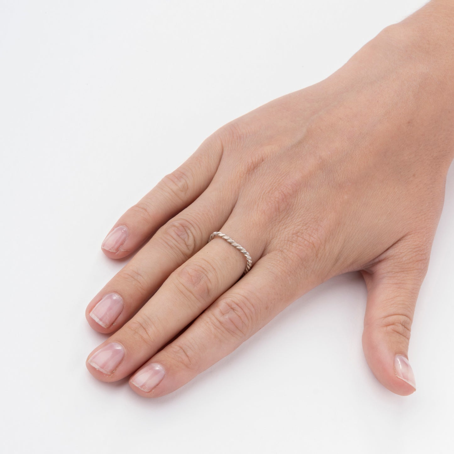 Firkantet Snoet Ring
