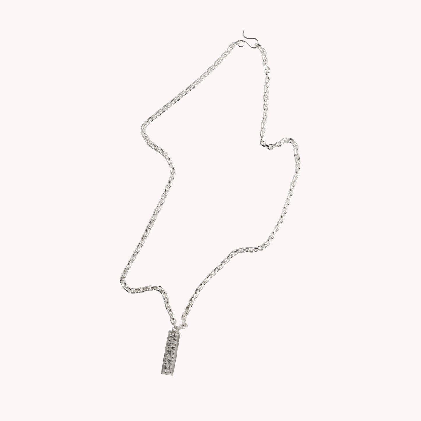 Udhugget halskæde lille